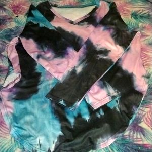 Women's tie dye blouse